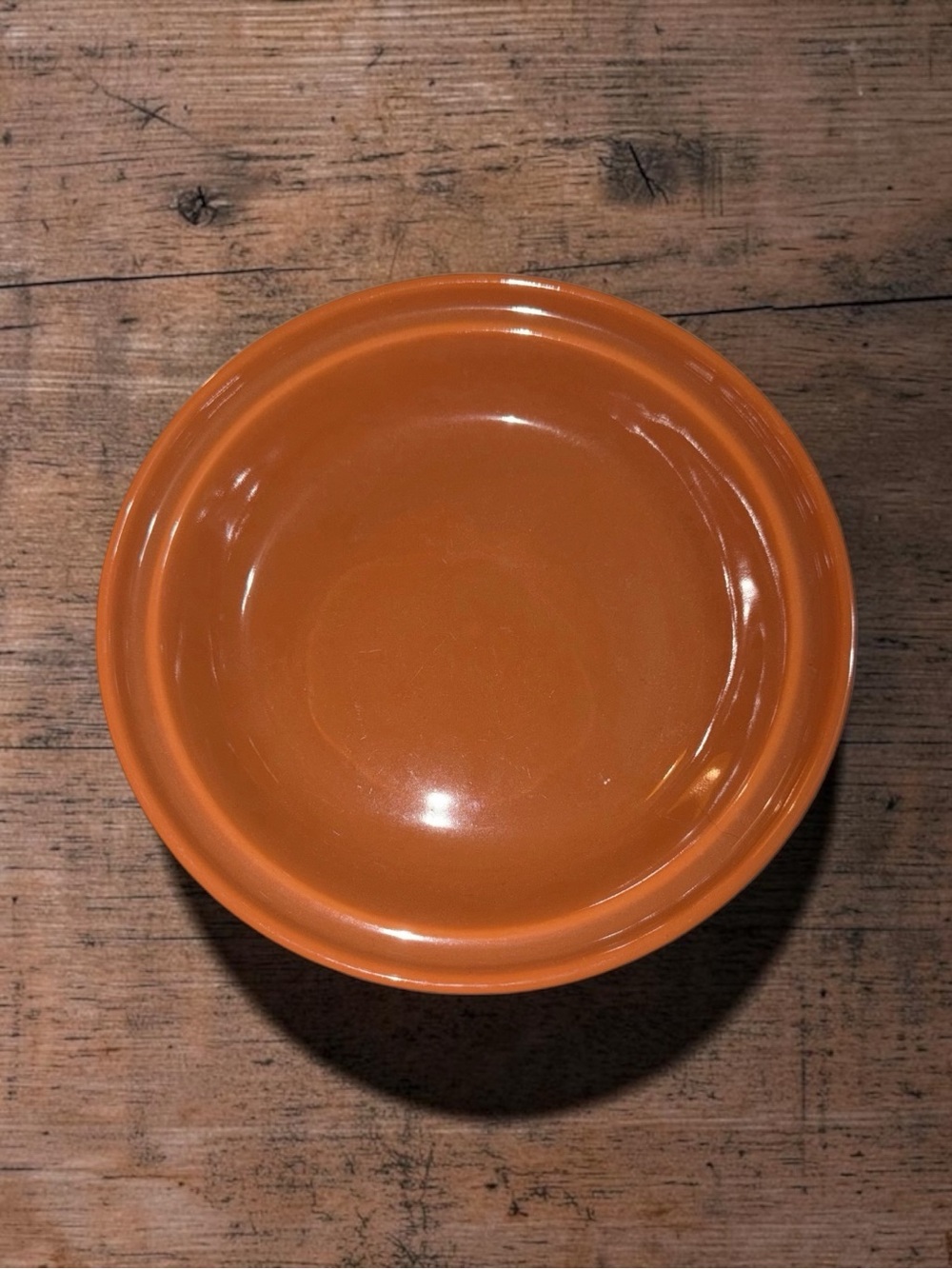 Longaberger Orange Pie Plate